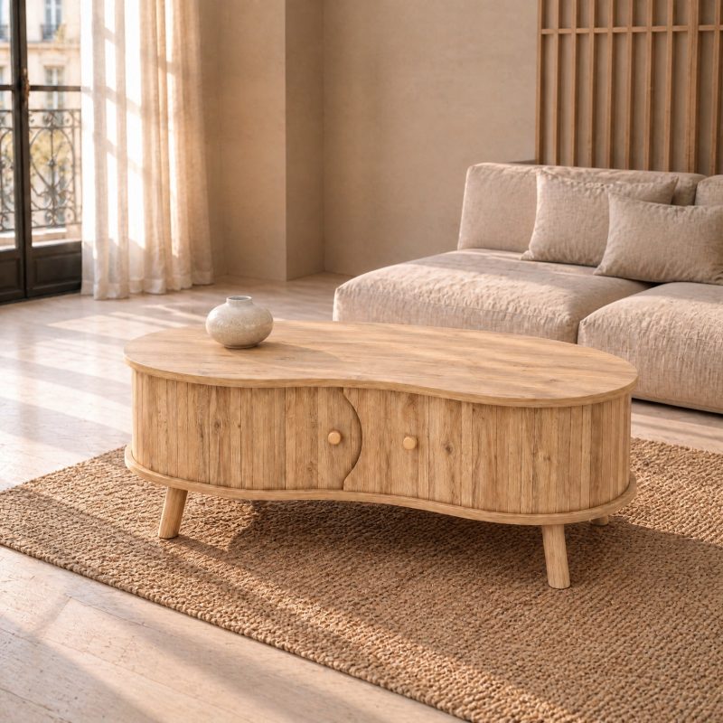 Table basse arrondie Camargue