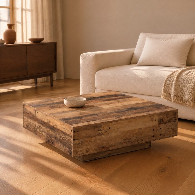 Table Basse Bois Brut Larzac