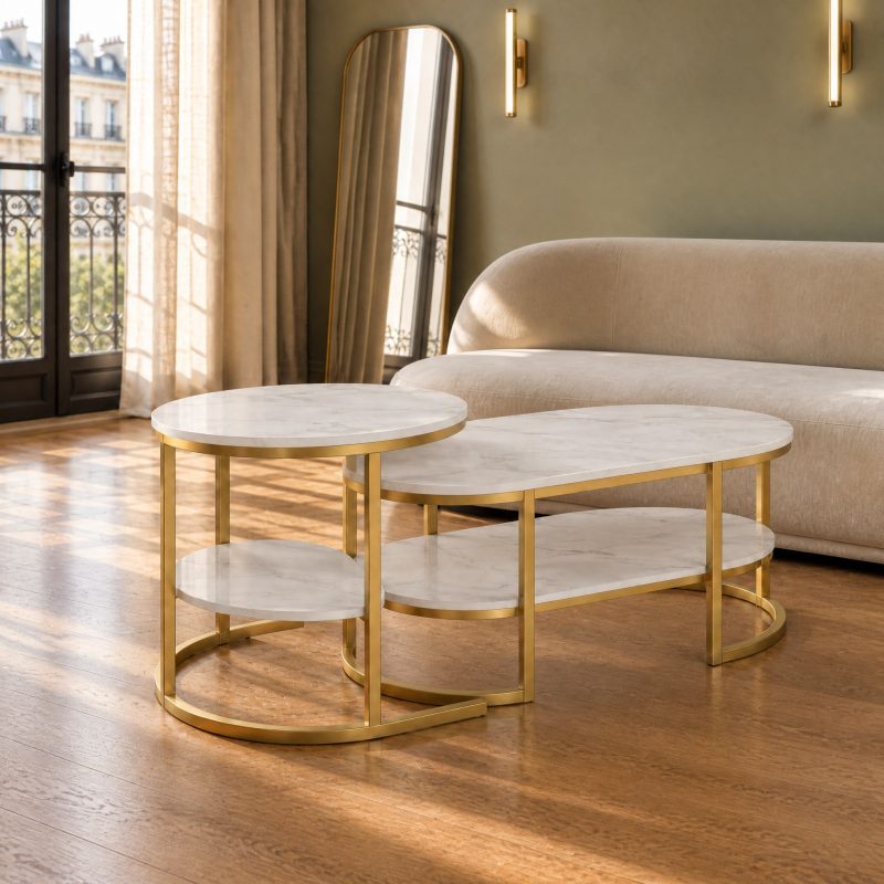 Table basse ovale Sienne