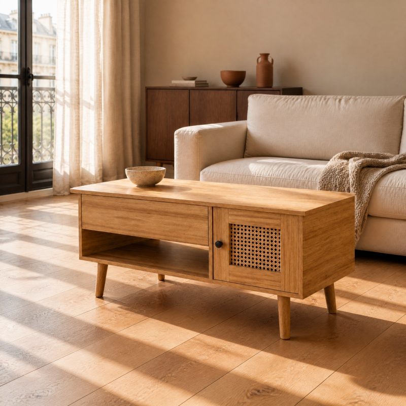 Table basse relevable Chartreuse