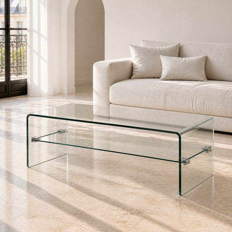 Table Basse Transparente Cristal