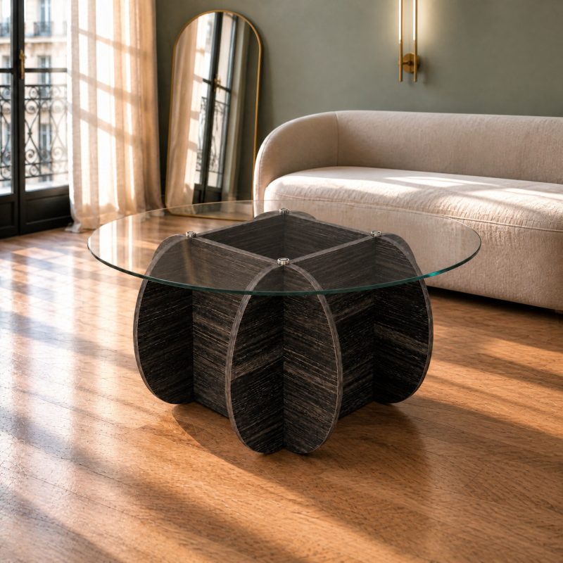 Table basse verre design Riva